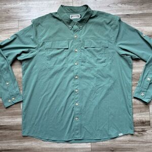DULUTH Men's Action Standard Fit Long Sleeve Shirt Item 11957 Frosted
Moss 3XL